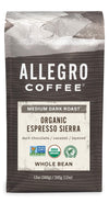 Allegro Coffee Organic Espresso Sierra Whole Bean Coffee, 12 Oz