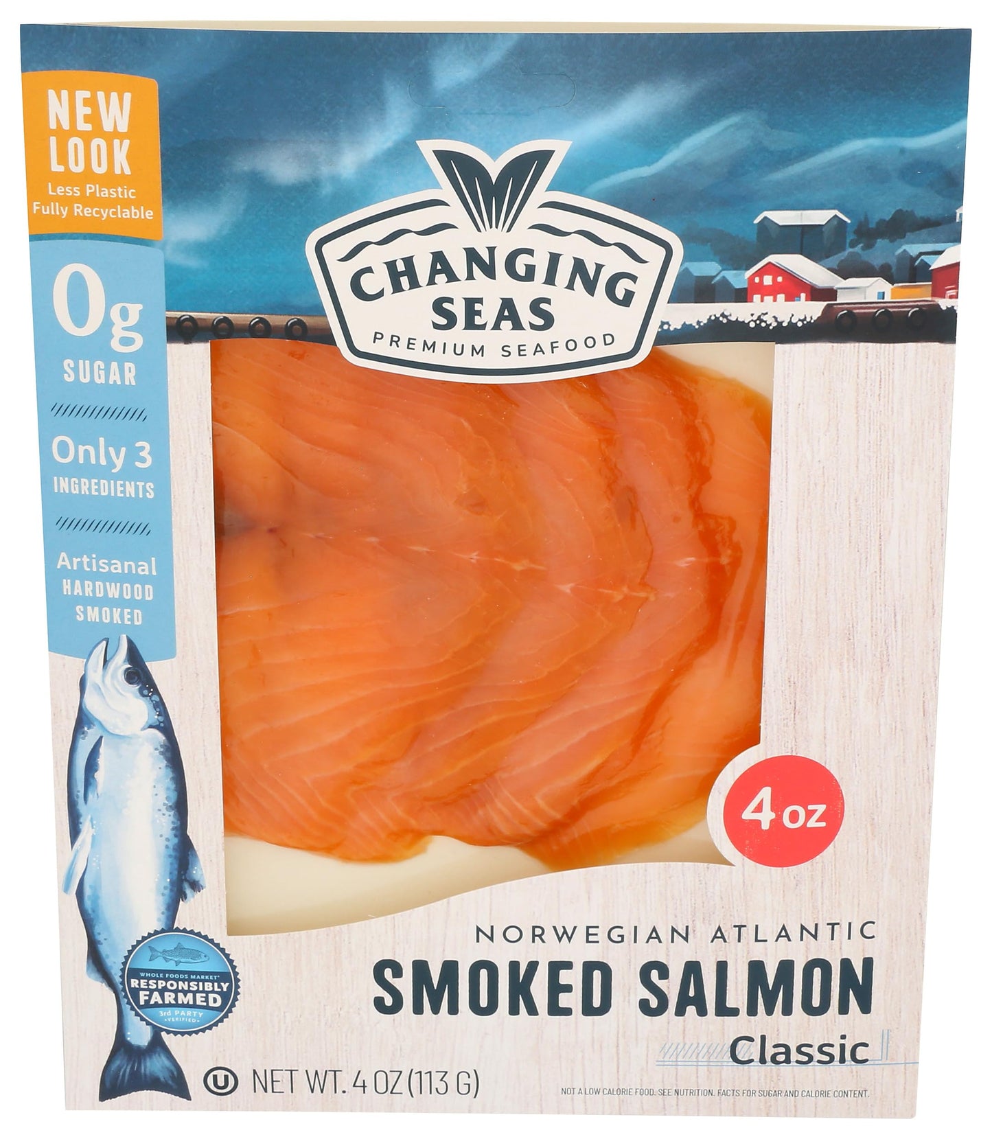 Chanflavor Blendg Seas Rich Flavor Salmon 4 Ounce