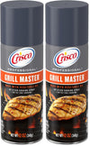 Crisco Cooking Spray, No-Stick | Grill Master | 12 Ounce | Pack of 2