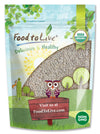 Food to Live Organic White Chia Seeds, 8 Ounces - Whole, Raw, Kosher, Keto, Sirtfood, Vegan, Bulk. Rich in Omega 3, Omega 6, Die