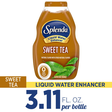 SPLENDA Liquid Water Enhancer Drops, Sugar Free, Zero Calorie, Natural Flavor, Concentrated Drink Mix, 3.11 Fl Oz Each Bottle (S