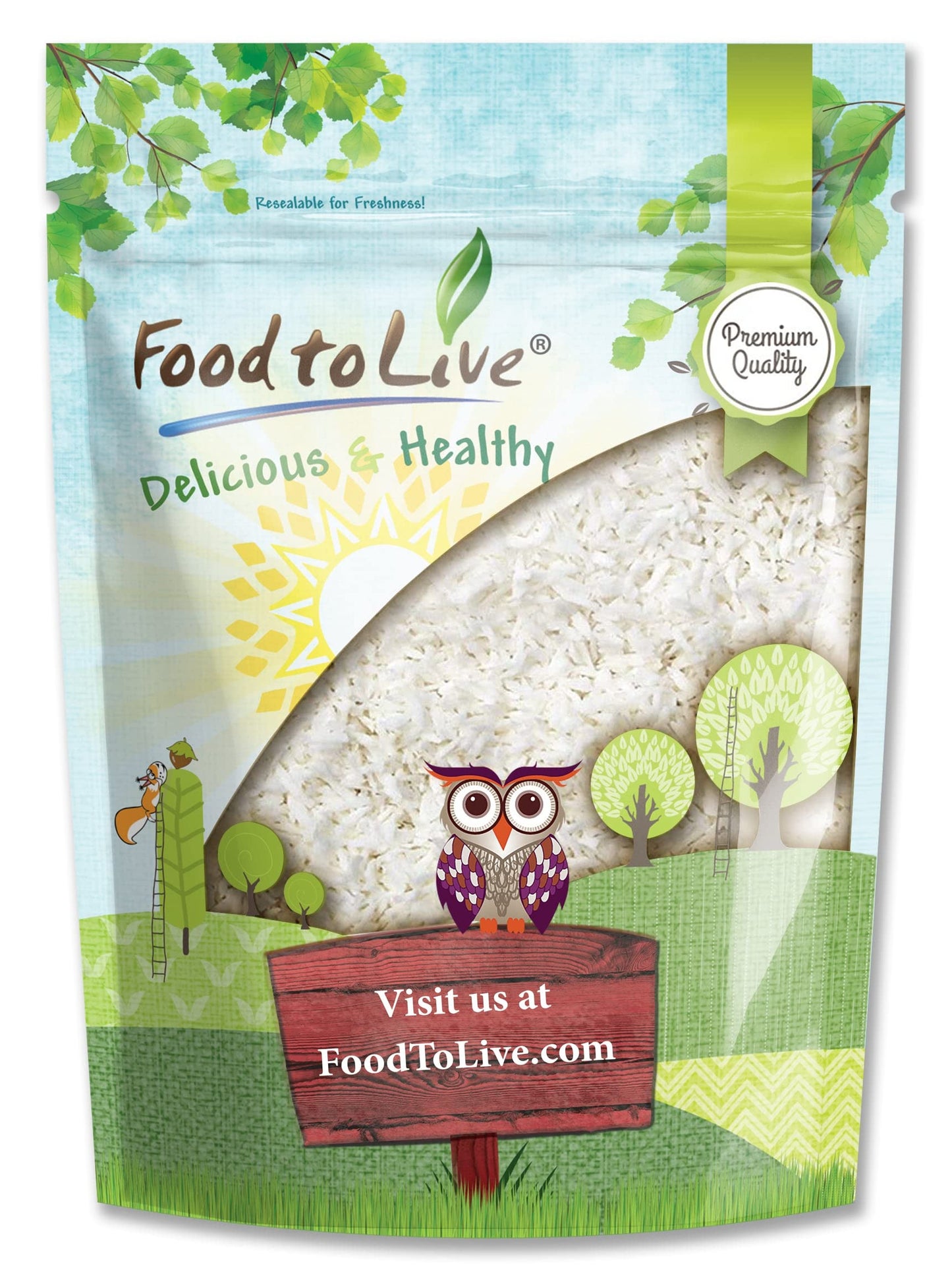 Shredded Coconut, 1 Pound - Unsweetened Coconut Flakes, Desiccated, Kosher, Vegan, Bulk. No Sulfites Added. Rich In Dietary Fiber. Perfect For Homemade Desserts, Baking, As A Topping