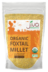 Jiva Organics Foxtail Millet 2 LB Bag | Whole Grain, Gluten-Free & Organic | Protein & Fiber-Rich Superfood for Indian Cooking