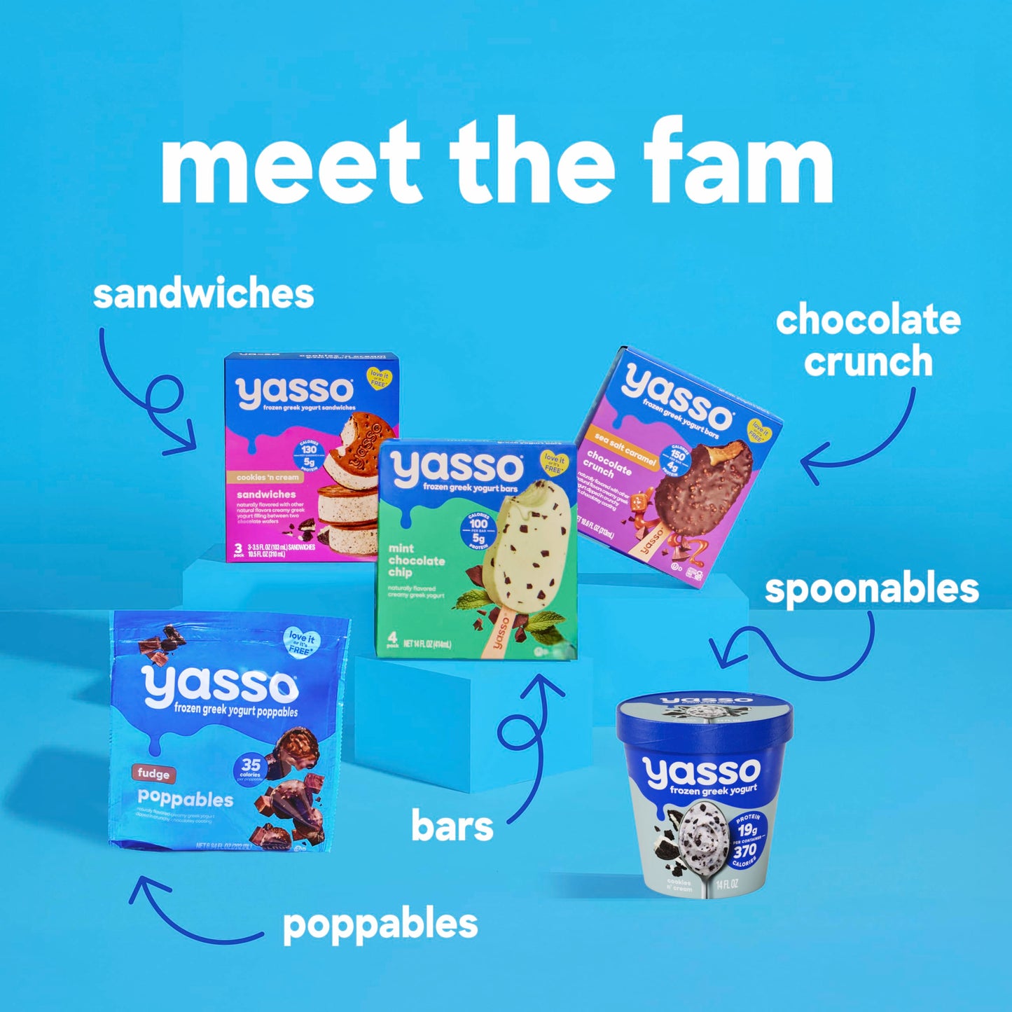 Yasso Frozen Greek Yogurt Bars Coffee Chocolate Chip Bars 4 Count for a ridiculously creamy frozen snack made with the goodness