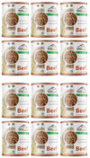 MOUNTAIN ESSENTIALS Canned Beef, All Natural, Gluten Free, Ready to Eat, 28 Oz, Pack of 12