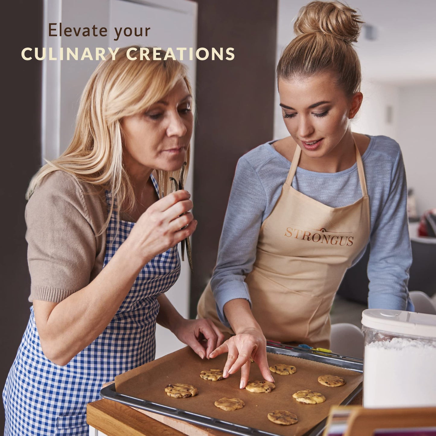 Strongus Madagascar Vanilla Beans - Vacuum Sealed Grade A Vanilla Pods - Rich, Creamy Flavor & Aroma -Great For For Baking, Home