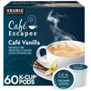 Caf Escapes Caf Vanilla Coffee Beverage, Single-Serve K-Cup Pods, 60 Count