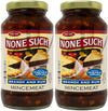 None Such Mincemeat Brandy and Rum Pie Filling with Apples and Raisins 27 Ounce (Pack of 2)