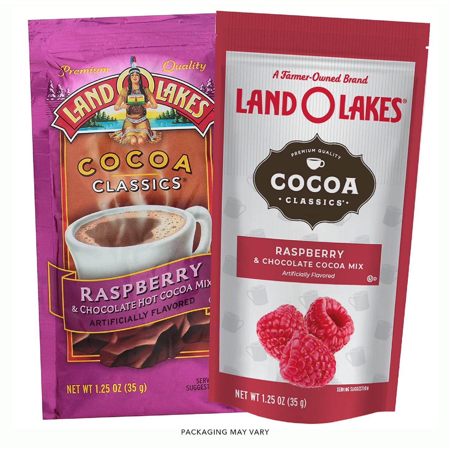 Land O Lakes Cocoa Classics Raspberry 1.25 Oz Pouches 24 Pack