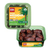 Natural Delights Organic Medjool Dates Pitted - USDA Certified Organic Fruit Good Source of Fiber & Potassium Naturally Sweet Snack for On-the-Go Large & Plump Dates - 12 oz Tub (Pack of 2)