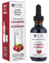 Pure Inventions Water Infusion Drops - Antioxidants, Electrolytes - No Sugar, Calories, or Artificial Sweeteners - Cranberry & E