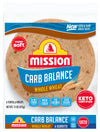 Mission Carb Balance Whole Wheat Flour Tortillas, Burrito Size, 6 Count