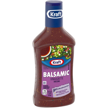 Kraft Balsamic Vinaigrette Salad Dressing (6 Ct Pack, 16 Fl Oz Bottles)