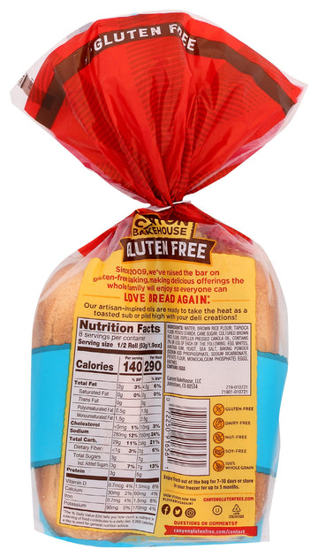 Canyon Bakehouse Sub Rolls 4 Count, 15 Oz