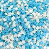 Snowflake Crystals Sanding Sugar | Sprinkles | Snowflake Sprinkles | Blue Sugar | Blue Sprinkles | Cookie Sprinkles | Manvscakes