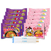 Samyang Buldak Hot Spicy Chicken Ramen Noodle Korean Stir-Fried Ramen (10 Pack - Carbonara & Habanero Lime) 5 Pack Each