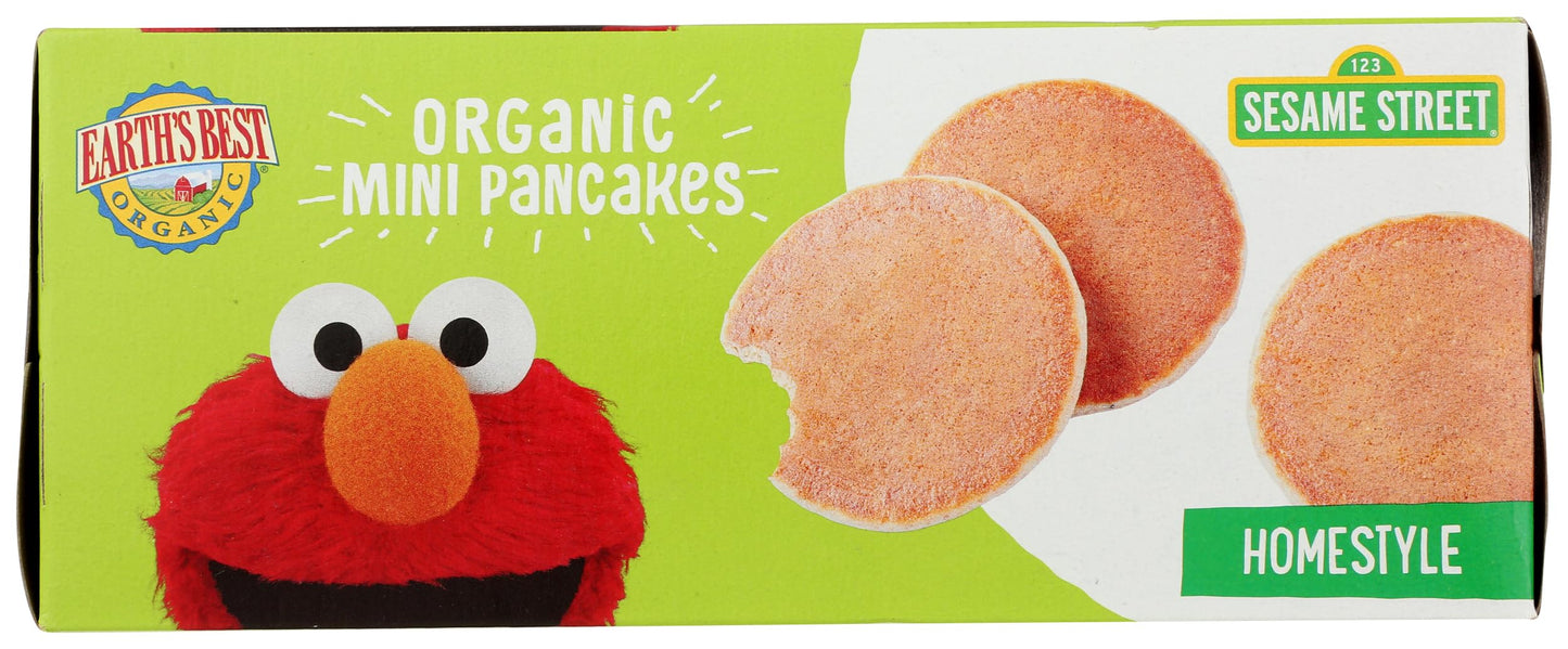 Earths Best Sesame Street Organic Homestyle Mini Pancakes, 8 oz Box