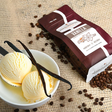 Fresh Roasted Coffee Decaf Vanilla Flavored Whole Bean Coffee 12 oz Medium Roast Kosher
