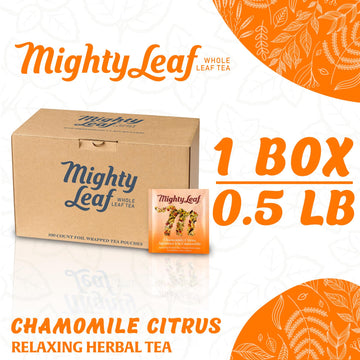 Mighty Leaf Chamomile Citrus Tea, 100 Tea Pouches
