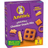 Annies Cheddar Snack Mix With Assorted Crackers and Pretzels, Made with Real Cheese, 9 oz