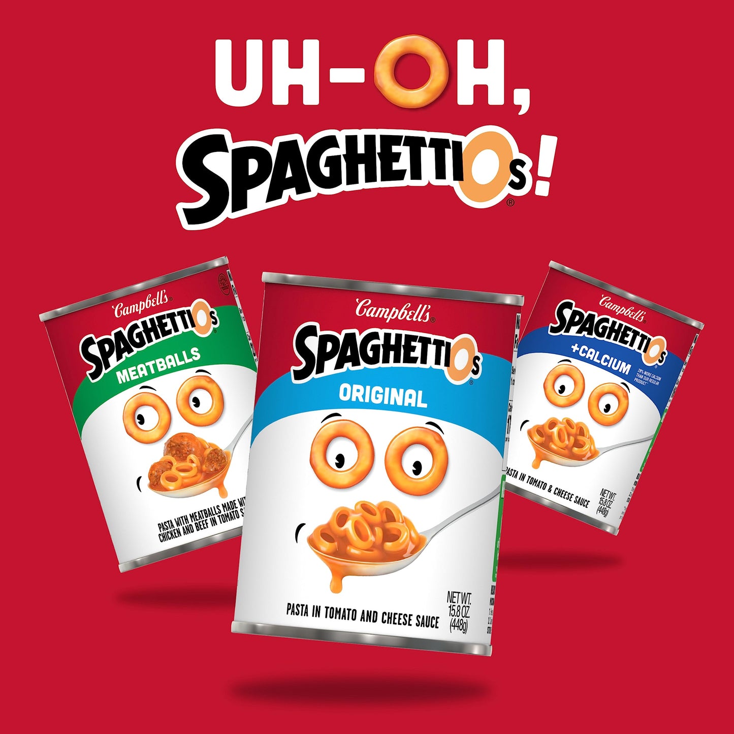 SpaghettiOs Original Canned Pasta, Healthy Snack, 15.8 OZ Can, Pack of 24