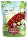 Food To Live Goji Berries, 3 Pounds Sun-Dried, Large And Juicy, Unsweetened, Vegan, Bulk. High In Iron, Vitamins A, And C. Fruit Snack. For Baked Goods, Tea, Smoothie, Yogurt, Oatmeal