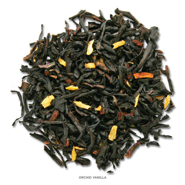 Tea Forte Orchid Vanilla Premium Organic Loose Leaf Caffeinated Black Tea Blend, Resealable 1 Pound Bag, Makes 160-175 Cups