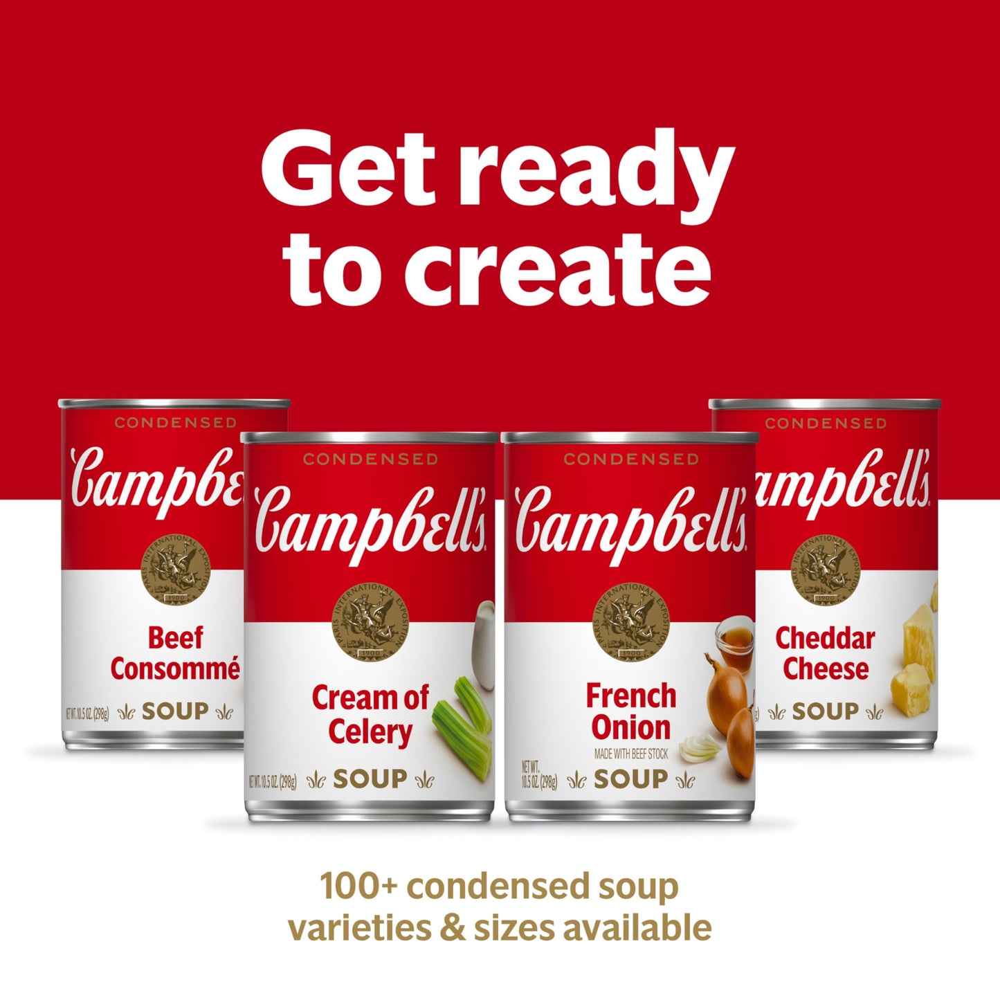 Campbells, Condensed Cream of Celery Soup, 10.75oz Can (Pack of 6)