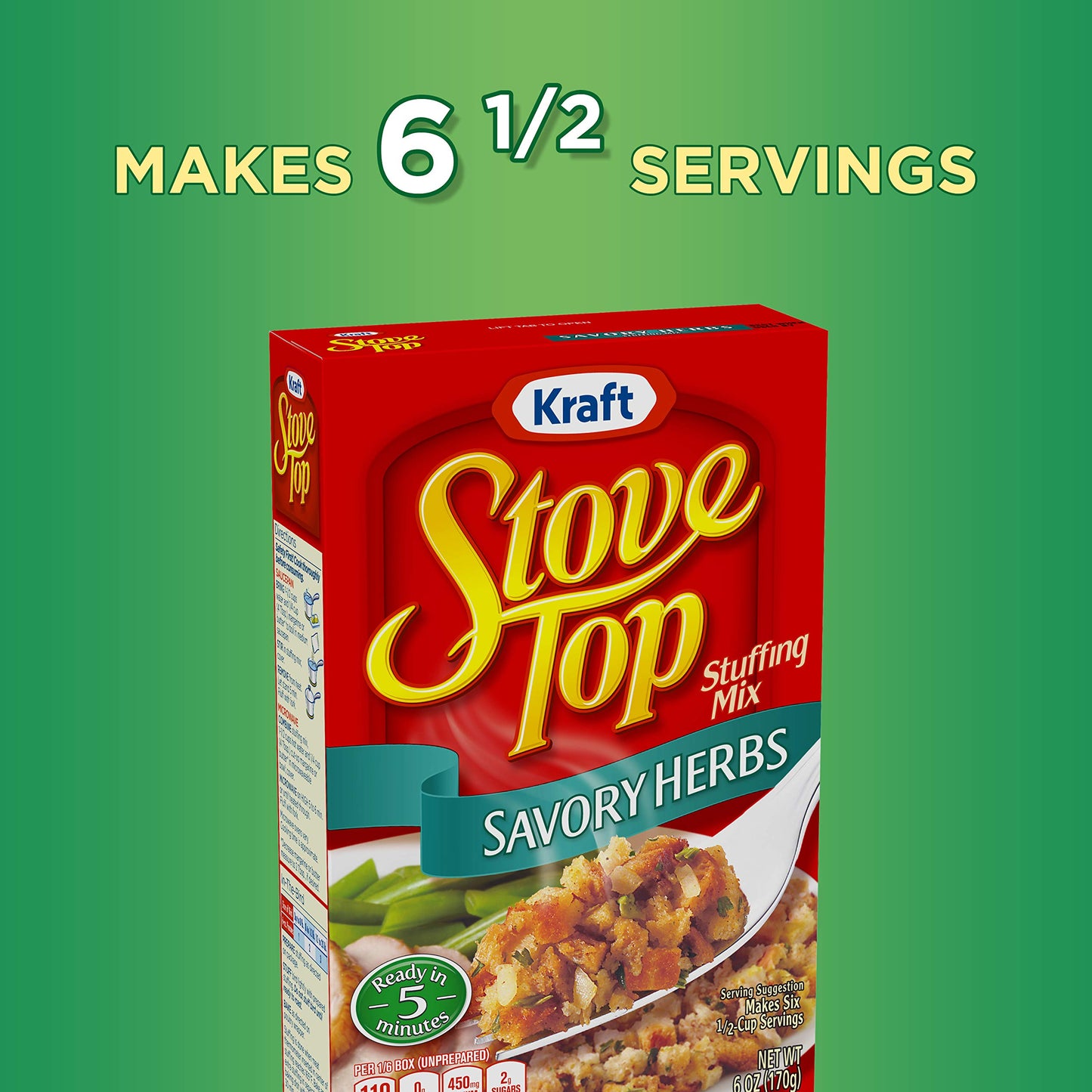Stove Top Savory Herb Stuffing Mix (6 Oz Boxes, Pack Of 12)