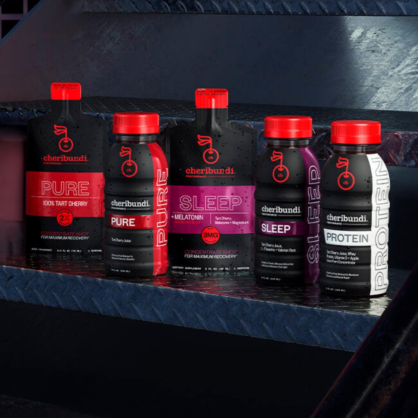 Cheribundi 100% Tart Cherry Juice Pure Concentrate - 100 Calories, 0 Sugar, 0 Preservatives, Non-Gmo, (Pack Of 6)