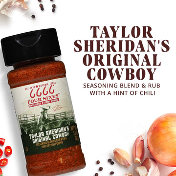 FOUR SIXES Cowboy Seasoning Blend and Rub, 3.3 Ounce, Model 1179889