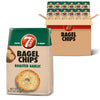 7Days Bagel Chips, Roasted Garlic, Natural, Non-GMO (3.17oz, Pack of 12)