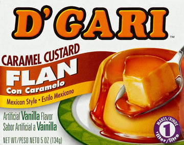 DGari, Custard Flan Caramel, 4.7 Ounce