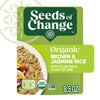 Seeds Of Change Organic Brown Jasmine Rice with Cilantro & A Hint Of Lime, Good Source of Fiber, No Artificial Ingredients or Pr
