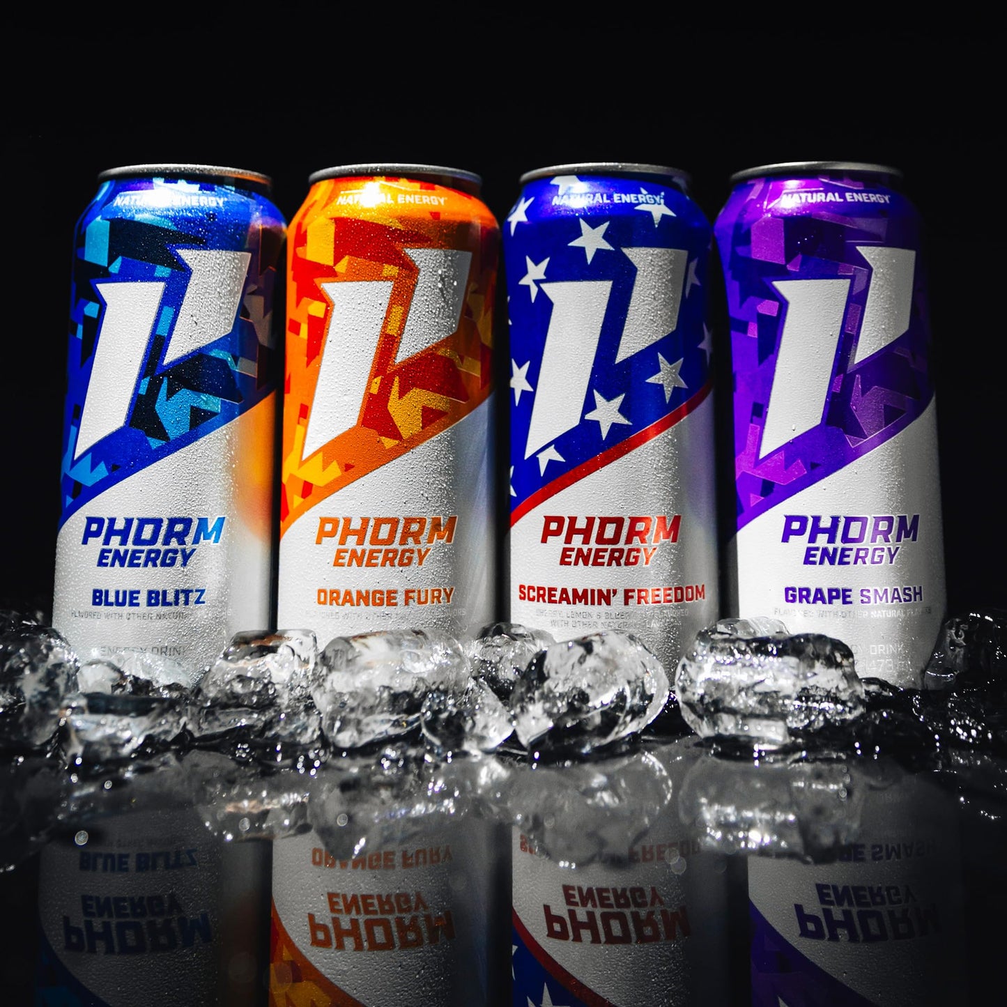 Phorm Energy Drink G Smash Flavor 200 MG Natural Caffeine From Green Tea Sugar Free Carbonated Drink With Electrolytes & Vitamin B12 Dairy & Gluten Free Vegan 16 FL Oz Cans 12 Pack