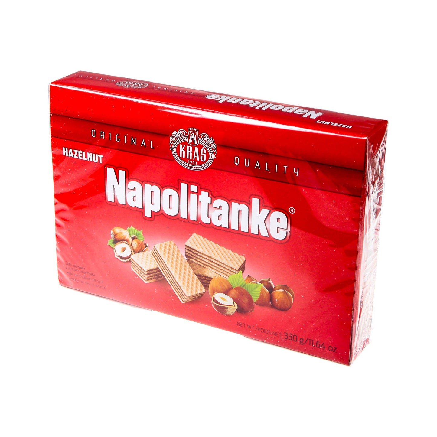 Kras Napolitanke Hazelnut Wafers 330G/11.6Oz Pack Of 3 11.64 Ounce (Pack Of 3)