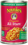 Annies Organic Canned Pasta, Bernie Os, Tomato & Cheese Sauce, 15 Ounce (Pack of 12)