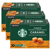 Starbucks Flavored Coffee K-Cup Pods, Caramel Flavored Coffee, Made Without Artificial Flavors, Keurig Genuine K-Cup Pods, 10 Ct