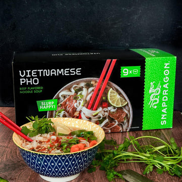 Snapdragon Vietnamese Pho Instant Noodle Bowls | Vietnamese Pho Flavor Broth With Rice Noodles | No Artificial Flavors | No Msg