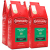 Community Coffee Caf? Special Decaf Ground Coffee Medium Dark Roast 32 Ounce Bag (Pack of 4)