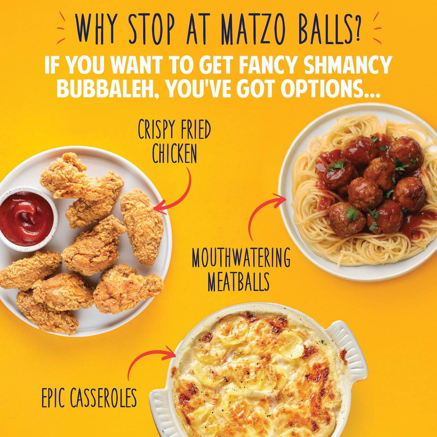 The Matzo Project Matzo Ball Mix, Natural, Vegetarian, No MSG, Nut Free, 3-Pack, 4.5oz Boxes, Kosher but NOT Kosher for Passover