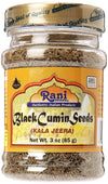 Rani Black Cumin Seeds (Kala Jeera/Bunium bulbocastanum) 3oz (85g) Natural ~ Gluten Friendly | NON-GMO | Vegan | Indian Origin