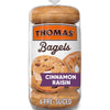 Thomas Cinnamon Raisin Bagels, 6 Pre Sliced Bagels with No High Fructose Corn Syrup, 20 Oz Bag