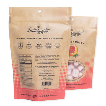 Buttermints Grapefruit, Butter Mints Gluten-Free Candy Soft Butter Taste, Unexpectedly Scrumptious (4 Servings)