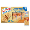 Lance Sandwich Crackers, Captains Wafers Peanut Butter and Honey, 10 Packs, 6 Sandwiches Each