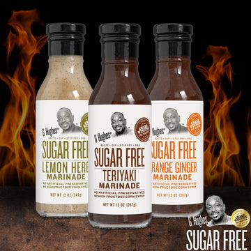 G Hughes Sugar Free, Assorted Marinades - Gluten Free, Sugar Free Sauces and Marinades Gift Sets, Marinades for Meats, (1) Lemon