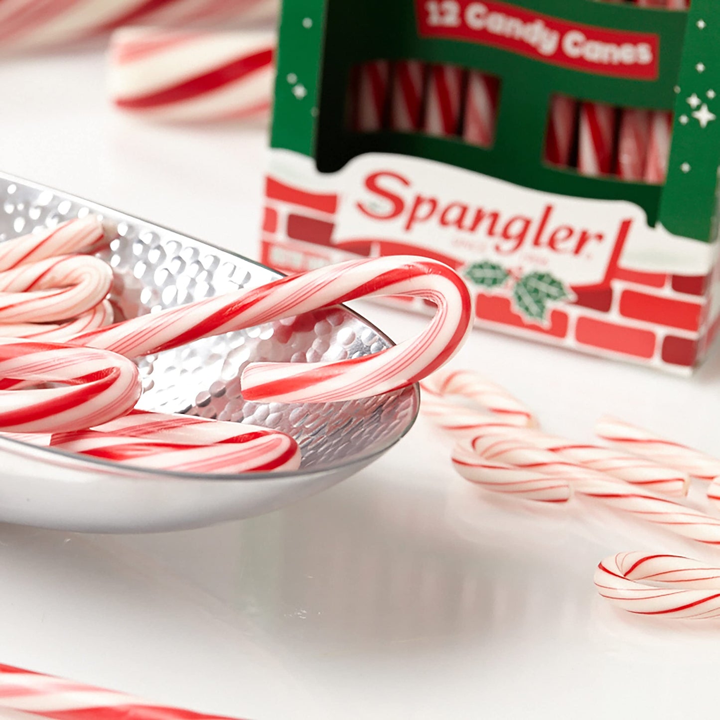 Spangler Classic Red And White Peppermint Candy Canes - Natural Peppermint Flavor, Gluten Free, Ou Kosher - 108 Individually Wrapped Candy Canes (6-18 Count Boxes)