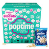 Poptime Kettle Cooked Popcorn Snacks - Sea Salt - Whole Grain - 1 Oz Bags - 24 Count - Non-GMO, Gluten-Free, Low-Calorie