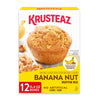 Krusteaz Banana Nut Muffin Mix, Made With Real Bananas and Walnuts, 15.4 oz Box (Pack of 12)