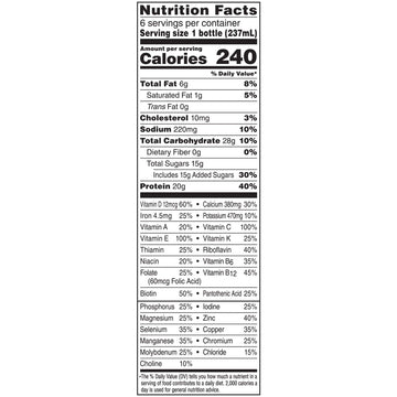 BOOST High Protein Nutritional Drink, Very Vanilla, 8 Fl Oz, Pack of 24, Model 823304